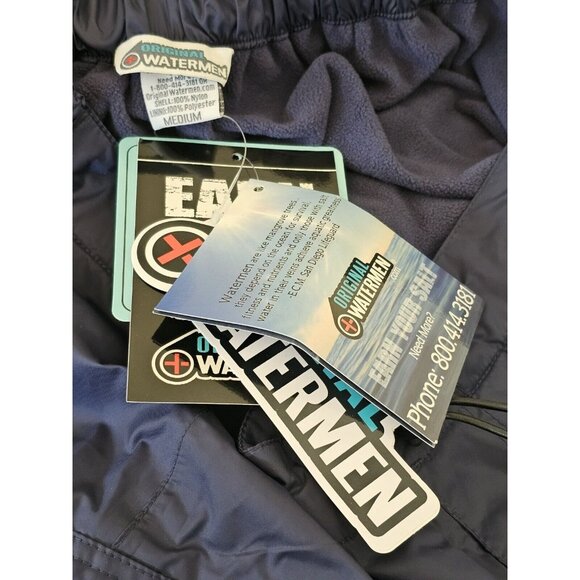 Original Watermen Men’s Blue Fleece Lined Waterproof Pants Medium New NWT - Picture 12 of 12